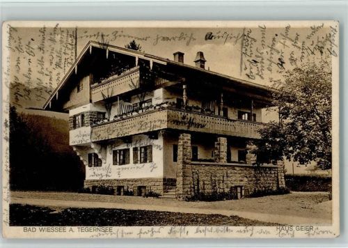 Bad Wiessee 1930 Haus Geier AK