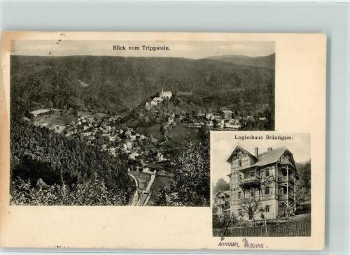 07427 O6825 Schwarzburg - Trippstein Schloß Schwarzburg Logierhaus Bräutigam