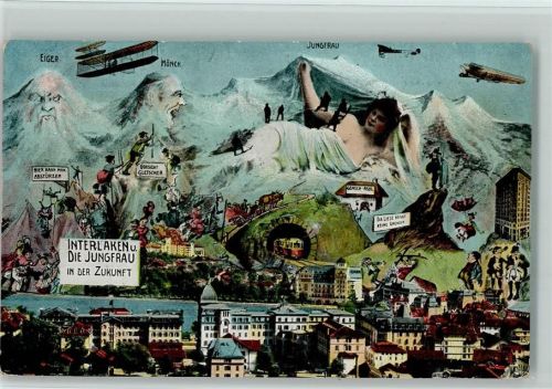 Interlaken Die Jungfrau AK