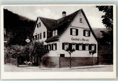 75399 W7267 Unterreichenbach , Kr Calw - Gasthaus Zum Hirsch Paul Sommer
