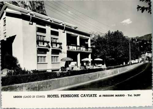Lecco 1965 Hotel Caviate , sehr gute Erhaltung AK