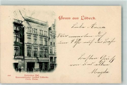 23552 W2400 Lübeck 1900 - Holsteiner Hof Gasthaus
