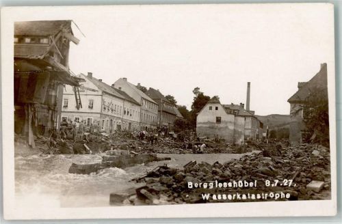 Berggiesshübel 1927 Wasserkatastrophe