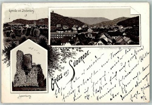 Bad Suderode 1894 Gernrode Stubenberg Lauenburg Vorläufer