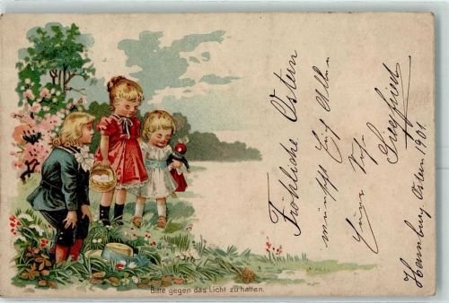 1901 Kind Puppen AK