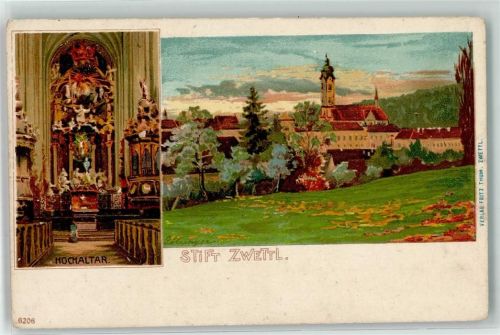 Zwettl Stift Hochaltar Stift Zwettl sign. Lötzinger