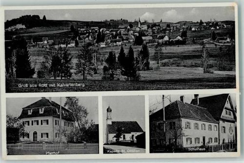 Rott Kalvarienberg Pfarrhof Kapelle St. Ottilien Schulhaus