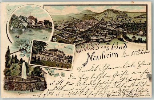 Bad Nauheim Teichhaus Gondelteich Sprudel Kurhaus