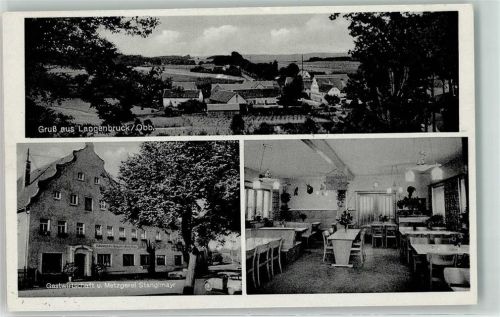Langenbruck Gasthaus-Metzgerei Stanglmayr Gaststube