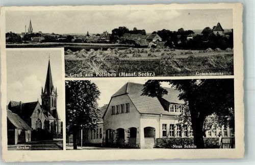Polleben Kirche Neue Schule