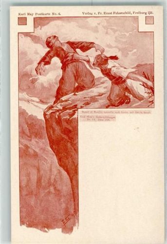1900 Verlag v. Fr. Ernst Fehsenfeld Nr. 4 Reiseerzählungen AK