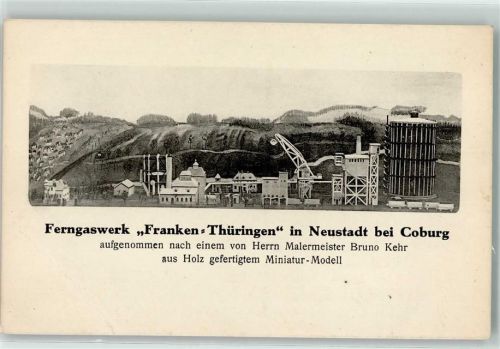 Neustadt Ferngaswerk Franken-Thüringen Miniatur-Modell