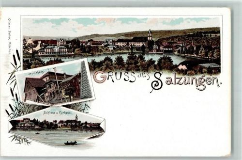 Bad Salzungen Gradirhaus Schloß Kurhaus