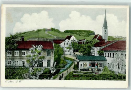 Aschau Gemischtwarengeschäft Kirchturm