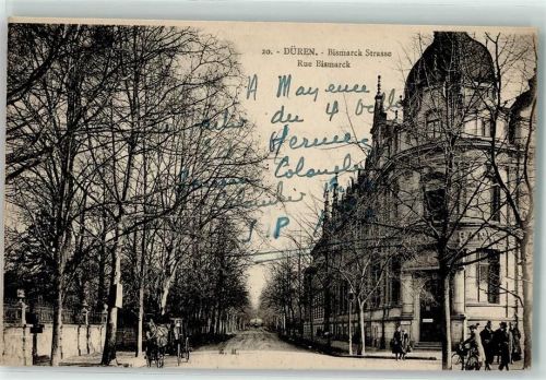 Düren Bismarckstraße Kutsche Bankgebäude