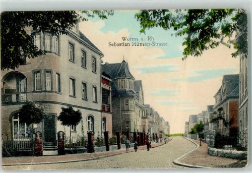 Worms 1913 Sebastian Münster-Straße