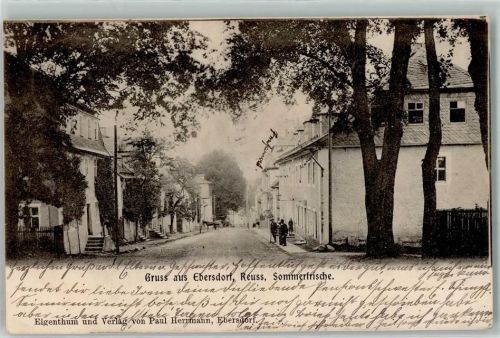 Ebersdorf 1902 Dorfstraße