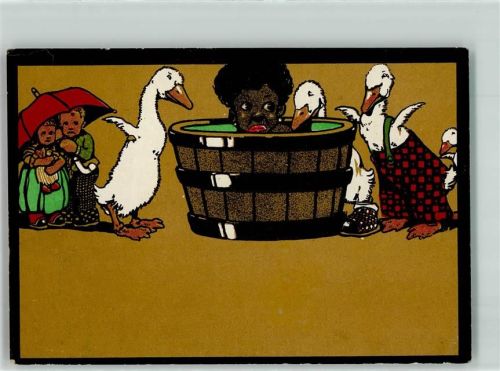 sitz im Bottich Enten Kinder Suco Serie Verlag H. Säuberlich Stuttgart