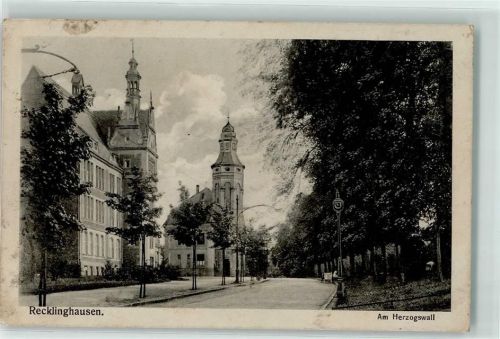 45657 W4350 Recklinghausen , Westf 1917 - Am Herzogswall