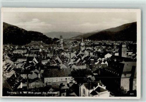 Freiburg 1929 Verlag Emil Hartmann Nr. 924 AK