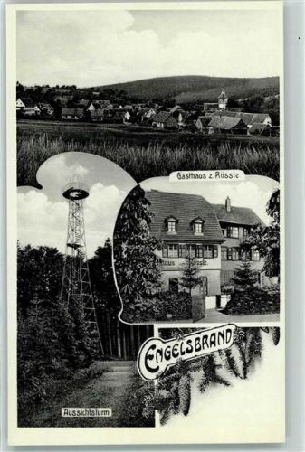 Engelsbrand Aussichtsturm Gasthaus zum Rössle