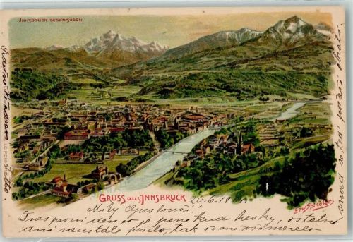 Innsbruck 1901 sign. Erw. Spindler
