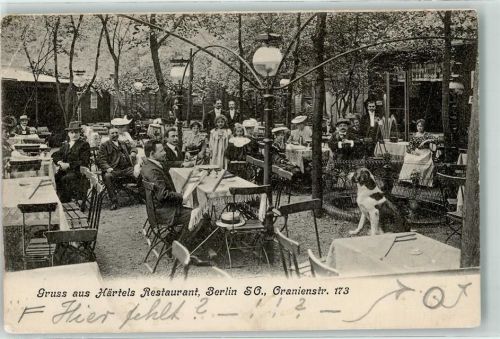 Kreuzberg 1905 Gasthaus Härtel Gartenwirtschaft Bernhardiner Granienstraße 173