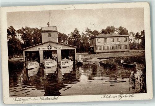 Tegel ASB-Rettungsstation Saatwinkel Rettungsboote Tegler See