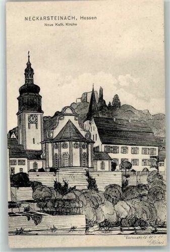 Neckarsteinach Neue Kath. Kirche Herz Jesu