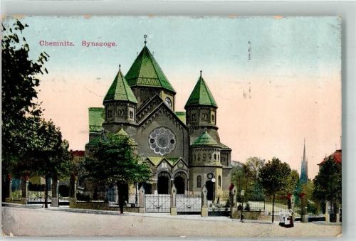 Chemnitz 1913 Das jüdische Gotteshaus der Stadt