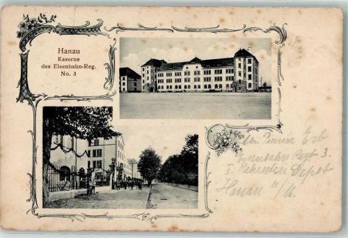 Hanau 1918 Eisenbahn Regiment Nr. 3