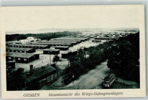 35390 W6300 Gießen , Lahn - Kriegs-Gefangenenlager Straßenbahn