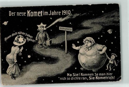 Der neue Komet im Jahre 1910 Komet 1910 Gebrauchsspuren
