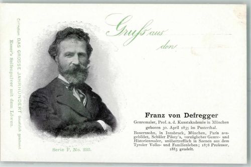 Das grosse Jahrhunder Werbung Essers Seifenpulver Serie F Nr. 225 Franz von Defregger