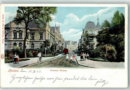 Hanau 1902 Ramsay Straße Fahrrad