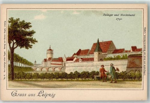 Leipzig 1790 Zinger und Moritzbastei