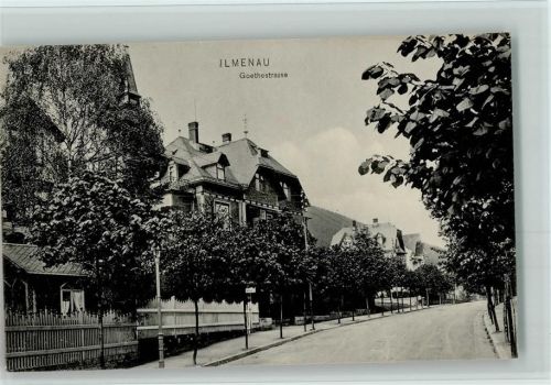 Ilmenau 1912 Goethestrasse AK Sehr gute Erhaltung