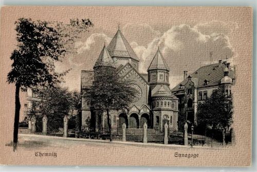 Chemnitz 1919 Das jüdische Gotteshaus der Stadt