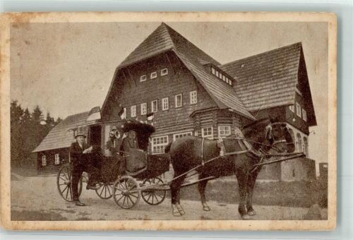Bad Reinerz 1928 Droschkenfahrt Deutschland-Italien
