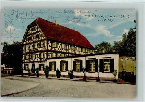 Oberkirch 1917 Hotel zur Linde AK