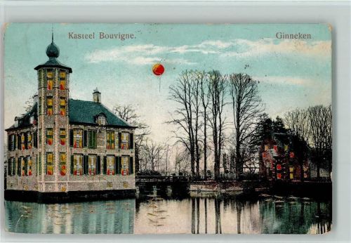 Ginneken Kasteel Bouvigne AK HGL 1912 Halt gegens Licht