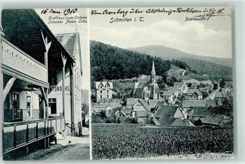 61389 W6384 Schmitten , Taunus - Gasthaus Zum Ochsen Anton Ochs
