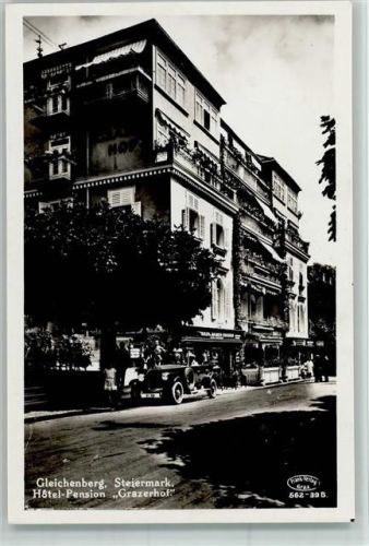 Bad Gleichenberg Hotel Grazerhof ca 1942 AK
