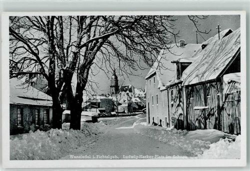 Wunsiedel Ludwig-Hacker-Platz Winter