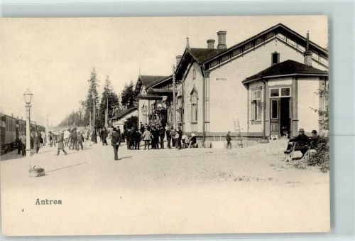Kamennogorsk Antrea Bahnhof AK