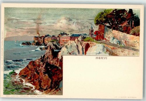 Genova 1900 Nervi Verlag Velten Nr. 207 AK