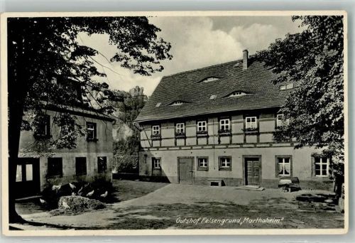 Rathen Kurort Gutshof Felsengrund Marthaheim
