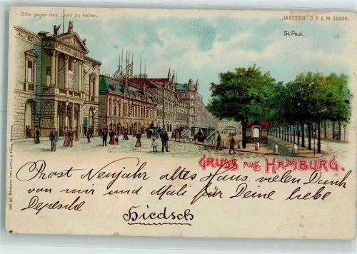 St. Pauli 1899 Gruss aus