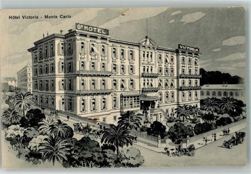 Monte Carlo Foto AK Hotel Victoria