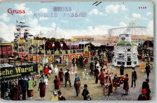 Passau Verlag Bruno Bürger 945 - Maiduld Karussell AK